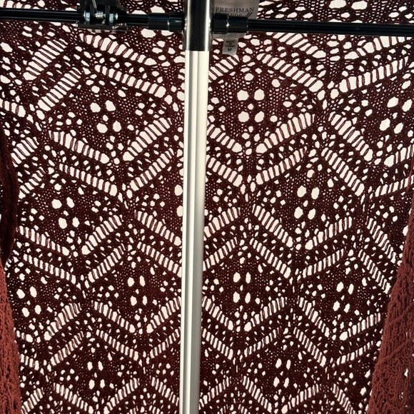 Freshman Women's Brown Cardigan Sweater - Picture 3 of 6